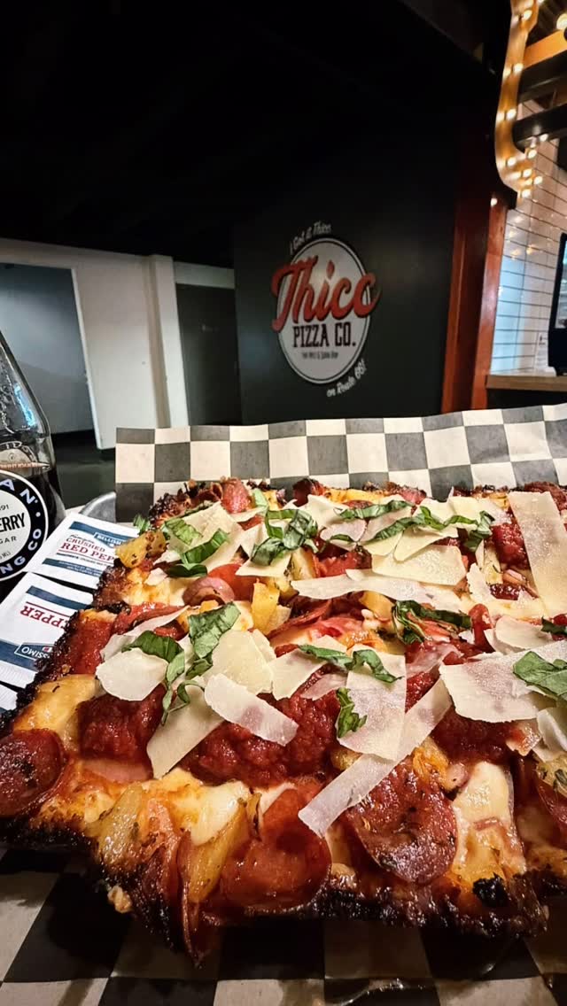 That Notorious is gonna hit every time! Also we just want to clear up the rumors…..Detroit pizza isn’t “deep dish”, it’s “DEE-LISH” and if you haven’t had it because you don’t like “doughy” pizza you, my friend, are missing out 😉
