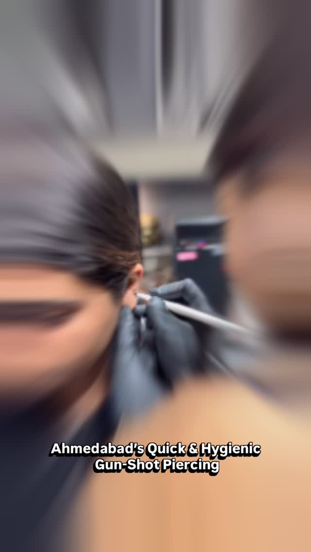 Safe, Quick & Hygienic Gun-Shot Piercing in Ahmedabad!
✨
Piercing made simple and stress-free — our hygienic, single-use gun-shot piercing system is ideal for kids and adults. We use medical-grade, gold-plated studs that are gentle on the skin and support fast, healthy healing.
From earlobe piercing, helix piercing, to nose gun-shot piercing, La Nina Tattoos is trusted across Ahmedabad & Gujarat for safe, clean and comfortable piercings with top hygiene standards.
📍 La Nina Tattoos, Ahmedabad
📞 9662941966
#piercingahmedabad #gunshotpiercing #lobepiercing #helixpiercing #nosepiercing #kidspiercing #adultpiercing #hygienicpiercing #goldplatedstuds #ahmedabadpiercing #ahmedabadtattoo #gujaratpiercing #laninatattoos #piercingstudio #piercingreel #safepiercing