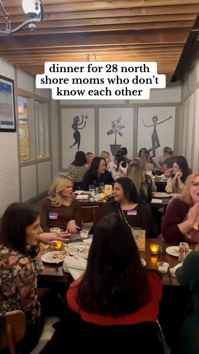 When we first started our dinner series 1.5 years ago, we knew that WE needed it - but we truly had no idea how many moms this would resonate with. We thought mayyyybe 200-300 moms would sign up. 🤯
We’ve hosted 30+ events now and we’re doing our best to make as many spots as we can for moms who want to come - including expanding to the suburbs!
So we’ve started in the North Shore (with a delicious second dinner at @avliwinnetka!), and will be adding Western burbs too in 2026.
For anyone new here - we do monthly events in Chicago + suburbs and all moms are welcome! You just need to sign up on our website to get all the info in your email every month - along with other fun stuff like local recs.
So wonderful meeting everyone!!! See you again soon! 💕 Erin & Lucie