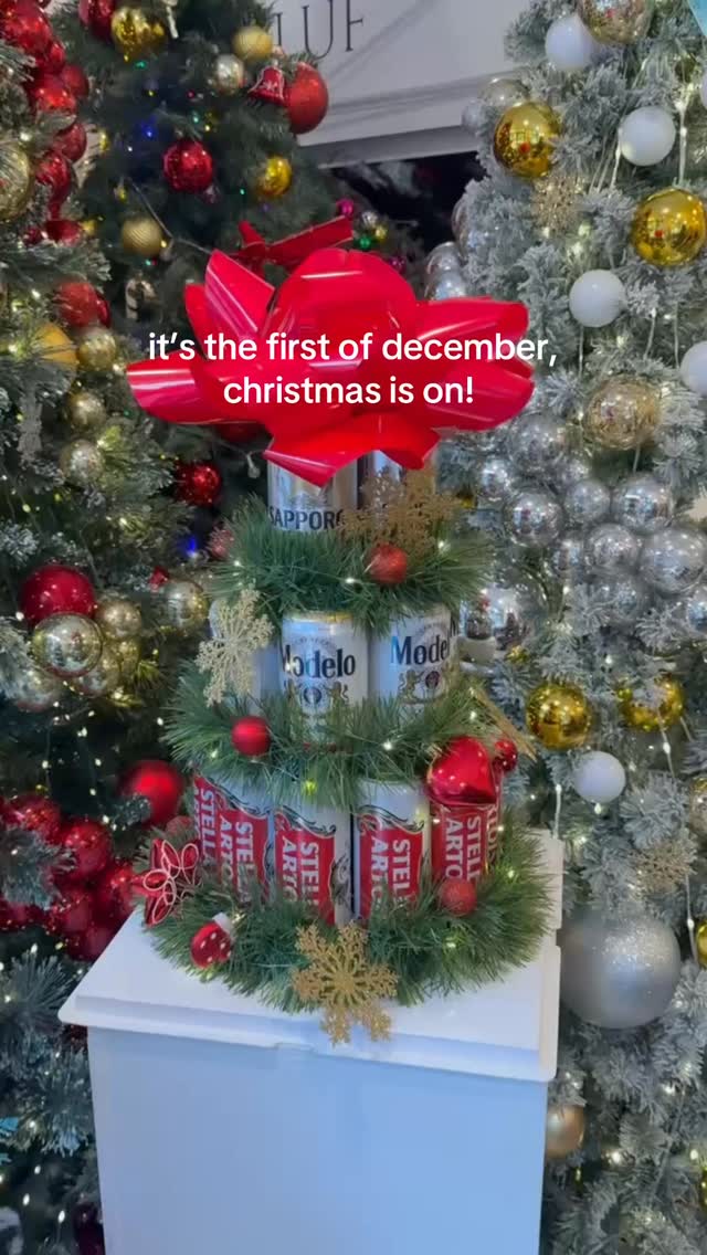 Looking for Christmas decorations? Need help decorating? We got you! From strawberry Christmas trees go beer trees, we can do it all. OR if you have a unique idea, let us know and we’ll execute! #christmasdecor #christmastree #eventdecor