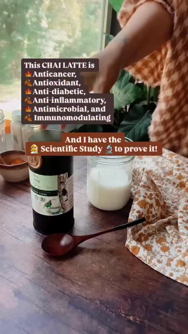The secret ingredient that makes this Pumpkin Crème Cold Foam Chai Latte SO INCREDIBLE for us is BIRCH CHAGA! And I’ve done the hard part for you- It’s already in the organic chai mix! Just say CHAI in a comment if you want it 🥰 Here’s the study ⬇️
“This literature review offers an extensive exploration of Chaga mushrooms (Inonotus obliquus), focusing on their phytochemical composition, health-promoting attributes, and mechanisms of action. The aim was to provide an up-to-date overview of Chaga’s significance in the medicinal sector, emphasizing its potential role in diverse health benefits. The review highlights Chaga’s remarkable anticancer, antioxidant, anti-diabetic, anti-inflammatory, antimicrobial, and immunomodulating properties. By synthesizing recent findings, this work underscores Chaga’s importance in the medicinal industries and provides valuable insights into its pharmacological potential.” -https://www.sciencedirect.com/science/article/pii/S2405844024116696
And here’s the RECIPE: 👇🏼🍂🍁
CHAI:
6oz milk of choice
1-2 tsp Emerald Birch Chaga Chai (Say ME in a comment if you want the link and a coupon code!)
PUMPKIN CRÈME COLD FOAM:
1/4 cup heavy cream
1/4 c pumpkin puree
2 Tbls milk
1 scoop Emerald Promised Land Collagen (optional-but stabilizes the foam and you get the Collagen and Colostrum benefits!)
Maple syrup to taste
dash of pumpkin pie spice (I used cinnamon & cardamom)
MAKE THE CHAI:
Blend the Emerald Chai powder (Ing: Organic black tea, organic chai spices, organic date sugar, organic birch chaga) with milk of choice and blend. Top with ice and set aside.
MAKE THE PUMPKIN CRÈME:
Add all ingredients to a glass and blend until soft set and foamy.
Pour over chai and sprinkle with more chai powder or spices. Enjoy!
#emeraldglorywellness #yeshua #biblicalhealing #chai #autumn