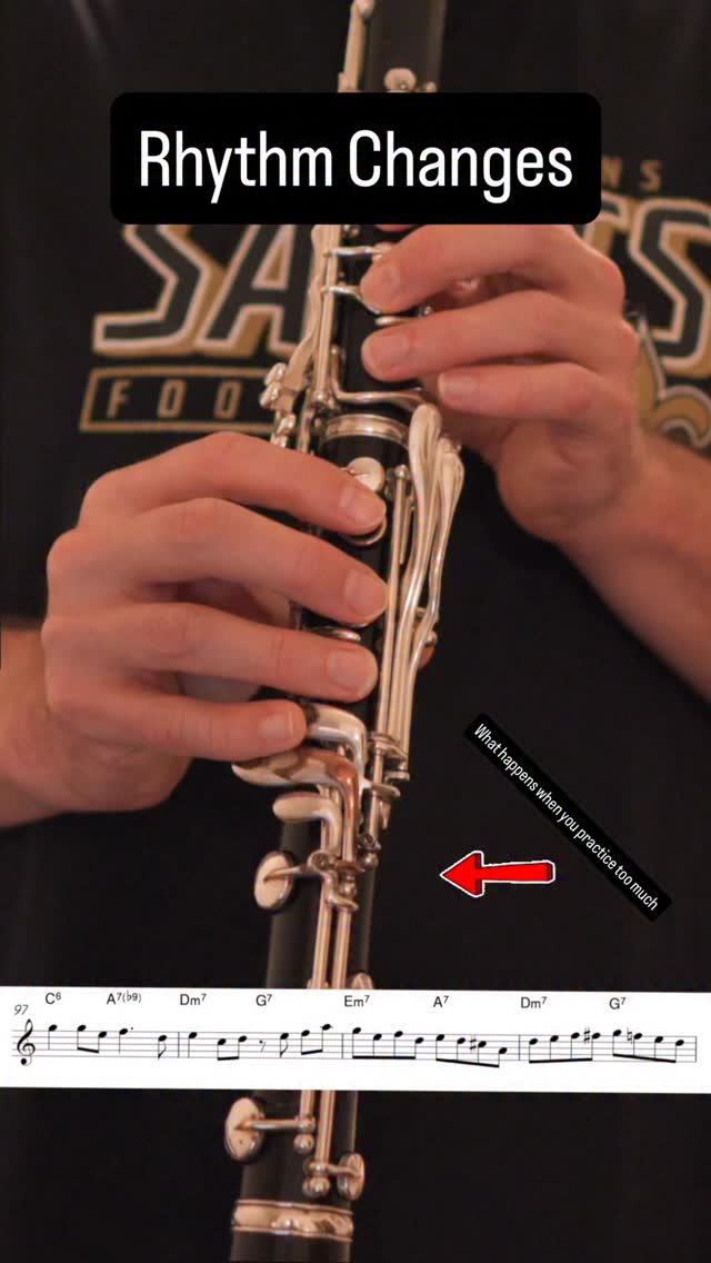 Rhythm changes- Trane
⭐️Join my Improvisation 101 Course⭐️
www.jazzclarinetacademy.com
#clarinet #saxophone #music #band #jazz @buffetcrampon @legerereeds @silversteinworks
