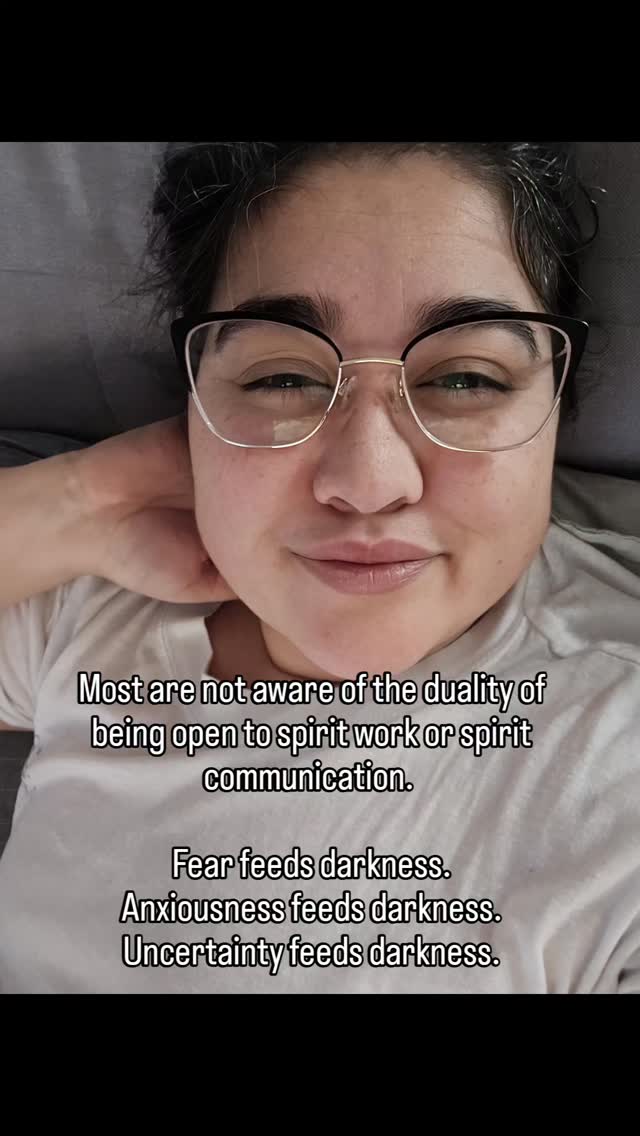 When I started my acceptance journey to feeling/seeing/hearing my spirit team I could sense it all: dark and light energies.
There is a duality as there is in the physical world, good and bad. Until I set energetic boundaries with my spirit team it felt as if there was no filter of what came through.
Additionally, holding fear, anxiousness and uncertainty about who will come through almost always guarantees that those energy matches will come through.
Standing in your conviction, boundaries, and confidence allows your spirit team to place a filter for you.
Spirit matches your energy. What you put out energetically is what will be mirrored back to you.