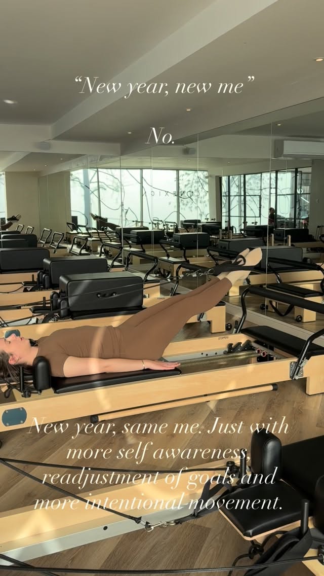 New year and the same me.
I’m not a fan of the new year because of the expectation of having to reinvent yourself, for some people that might be a relief, a clean slate, an opportunity to start fresh but personally I get overwhelmed with the pressure. So instead like to use it as a mark in the sand to readjust any goals and think if I want to make any intentional shifts.
There were goals that I brought in all the way through 2025 that weren’t something that on the first of January last year was a priority, so if you want to do something you can do it anytime of year not January 1st!
That my little input into this chaos of new year! Hope everyone had a gorgeous festive period and we are back 🧘🏻♀️
📍 @coreconnexion
#zoetidmarshpilates #pilates #pilatesreformer #pilateslovers #pilatesinstructor #reformerpilates #pilatescommunity #pilatesprincples #pilatesstudio #pilatesmotivation #pilateseveryday #oxfordpilates #berkshirepilates
