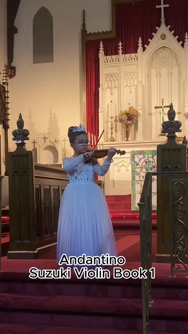 Enjoy a beautiful performance of Andantino from our last solo recital! ?