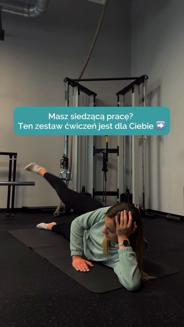 Pośladki nie aktywują się same.
Dlatego ten zestaw to idealny start 👇
Zestaw prostych ćwiczeń, których celem jest uaktywnienie mięśni pośladkowych przed głównym treningiem lub – dla osób początkujących – jako zestaw ćwiczeń na wzmocnienie mięśni pośladkowych.
Idealny dla osób mających pracę siedzącą oraz dla kobiet po porodzie.
👉 Wykonaj każde ćwiczenie w 2–3 seriach po 8–10 powtórzeń.
Zalety:
• Wzmocnienie mięśni pośladkowych
• Poprawa postawy ciała i zmniejszenie bólu pleców
• Lepsze przygotowanie mięśni do pracy
• Pobudzenie świadomości mięśniowej
• Zmniejszenie ryzyka kontuzji
To krótki element, który robi ogromną różnicę w całym treningu.
👉 Zapisz rolkę i wykorzystaj przed kolejnym treningiem
👉 A jeśli chcesz trenować mądrze i bez bólu – odezwij się do nas 💬