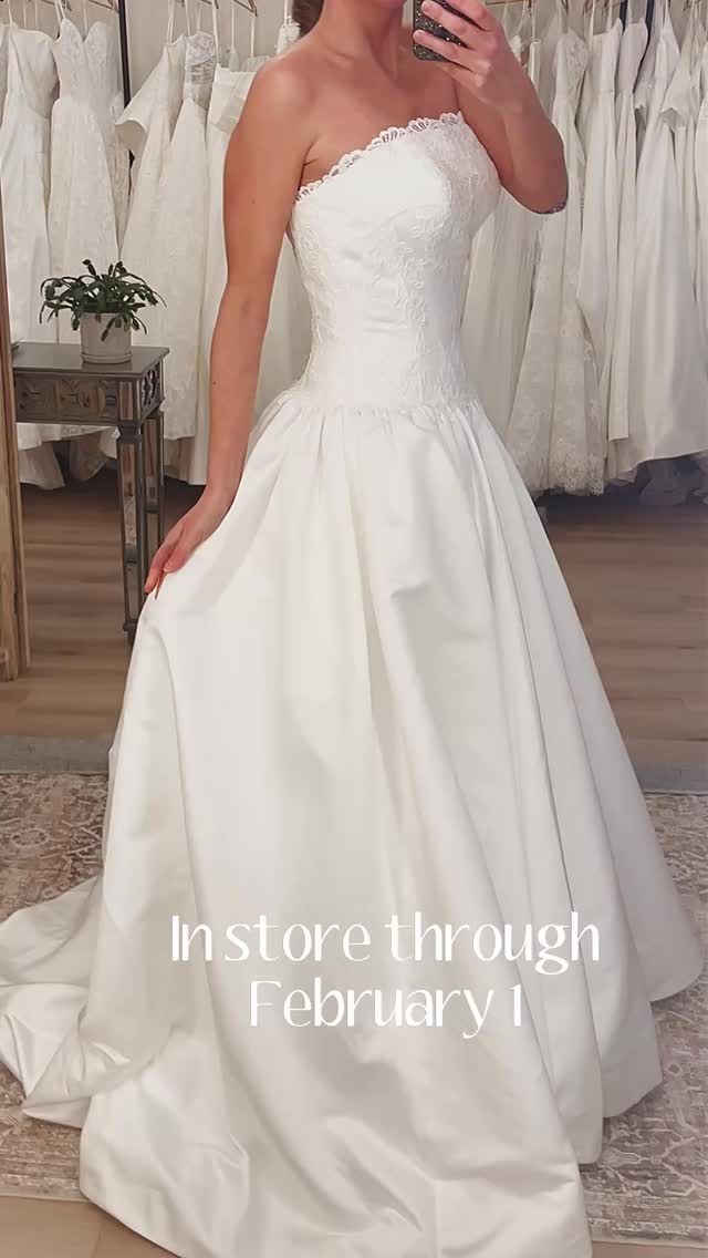 *Introducing this Stunning Dropped-Waist Wedding Gown available through 2/1 at Ivory & Blush*
🤍
This elegant gown features a dropped waist, lined lace bodice and ruching at the waist, creating a romantic and sophisticated look. A modern twist on timeless
🤍
*Don’t miss out on this opportunity to try on this gorgeous dress.* Schedule an appointment with us today! We can’t wait to meet you and help you find your dream dress! 💖
.
.
.
#droppedwaistweddingdress #weddingdress #uniqueweddingdress #bridalfashion #weddinginspiration