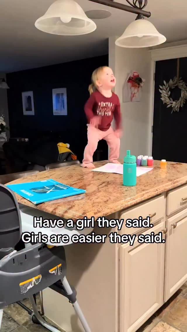 Who told me this? Why you lie to me? Why you hate me?
SEND HELP
Who else’s daughter is an absolute maniac?!
•
#motherhood #girlmom #momlife #girlmomlife #wildchild