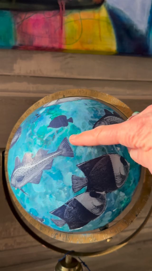 January tends to spin faster than I’d like.
So I slowed it down and repurposed two old globes. Potentially looking at holiday destinations. Anyone got plans ?
Curious what comes next ,
more globes? ?