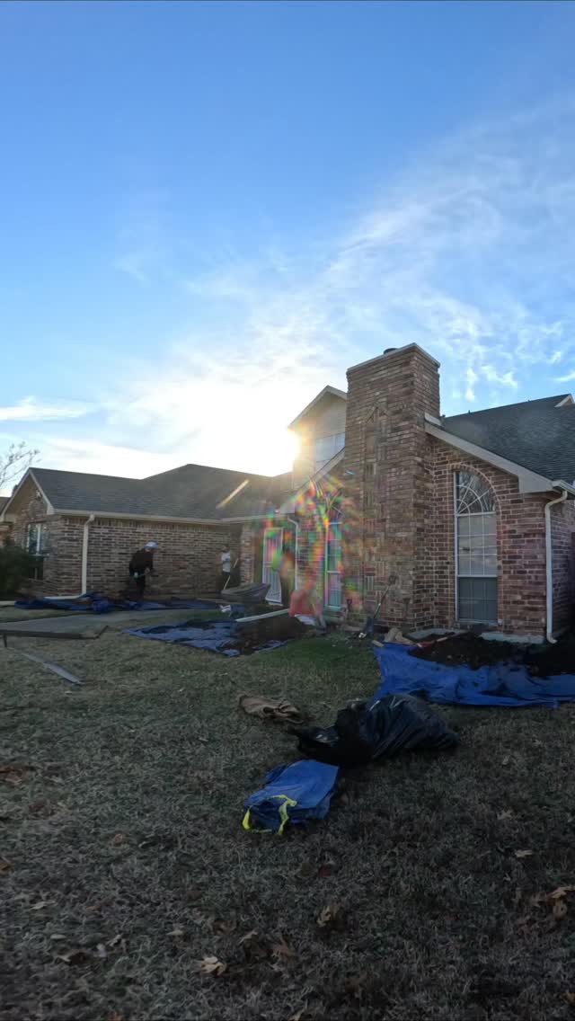 This Garland, Texas duplex was stabilized using 17 steel piers driven directly into solid bedrock at just 5 feet deep. Because the rock was shallow, we installed dual piers to distribute the load across more support points, preventing the bedrock from cracking or settling and ensuring long-term stability.
One side of the duplex revealed something critical: when brought to “zero,” the front door stopped working correctly. That told us the house had never truly been at zero. By lowering the foundation just 0.3 inches, everything aligned perfectly.
The other side was sitting at -0.2 inches, so we lifted and matched it to that same level. After shimming all piers and locking everything in place, both homes became stable, balanced, and structurally correct.
No visible mess. No signs of disruption.
Just a foundation anchored to solid rock and built to last for decades.