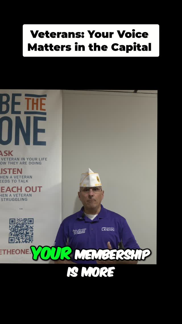 Your membership amplifies veterans' voices in the capital and across America. Get the benefits you deserve. #VeteranBenefits #VeteransVoice #MilitaryBenefits #SupportOurVets #AmericanHeroes #ReelsForVeterans #LunchWithLegion