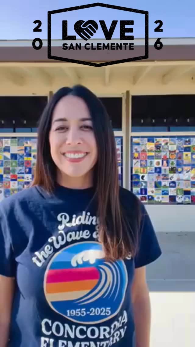 Gretchen Fleming, principal of Concordia Elementary school, invites you to come serve at any of our nine schools in San Clemente on February 7th for the inaugural Love to Serve San Clemente event! Register for this event at the link in our bio or at www.sanclemente.love!