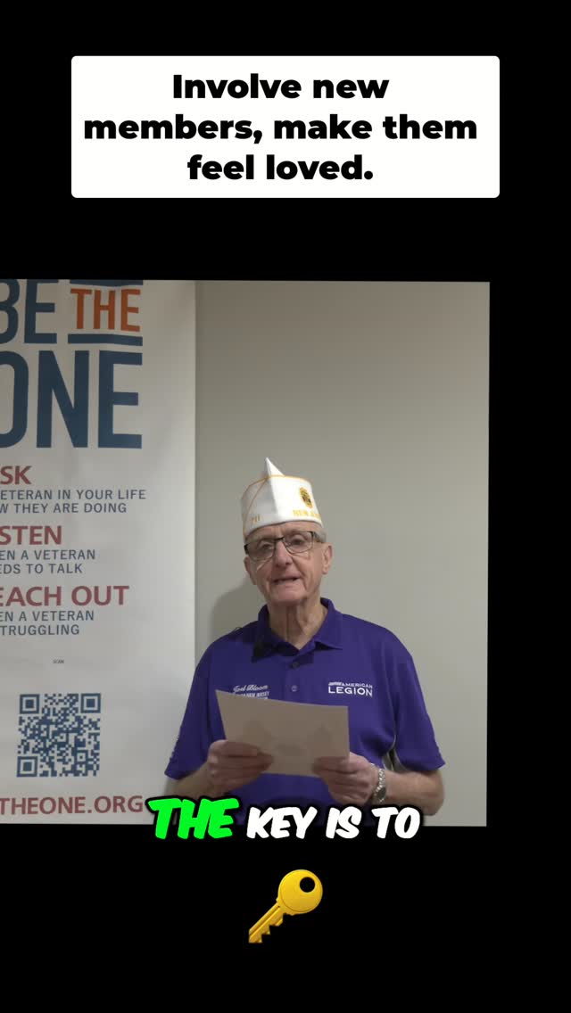 Keep members involved. Make them feel part of it. New member? Sit with them, explain things, give them something to do. Make them feel loved. #MembershipEngagement #CommunityLove #NewMemberWelcome #InclusionMatters #FeelingWanted #CommunityBuilding #ReelsCommunity #LunchWithLegion