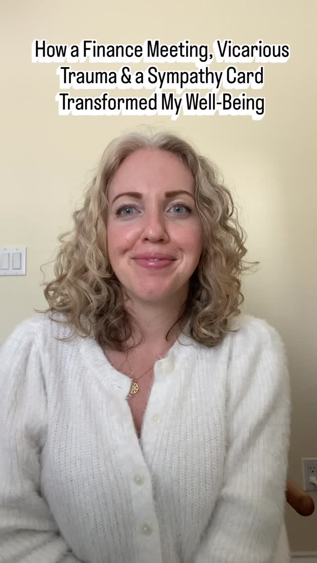 I once cried in a finance meeting — and that changed everything.
It changed how I understand vicarious trauma and what real well-being looked like for me.
If you’ve ever felt heavy from holding space for others, I get it. I used to carry everyone’s pain until it started showing up in unexpected places — like that meeting.
In my new video, I share a simple, trauma-informed tool my counsellor called the Sympathy Card.
�It helped me release what wasn’t mine to hold, find steadiness again and reconnect to my purpose.
If you’re navigating burnout, compassion fatigue, or vicarious tr@uma, this practice might be the gentle support you’ve been looking for.
🌻 Comment “TOOL” below and I’ll send you the link to the full video on YouTube.
Also reminder that the Winter cohort of Flourish begins February. 18th. You can comment ‘flourish’ for more info on how that can support you and your well-being.
#burnoutrecovery #healing #vicarioustrauma #compassionfatigue #nervoussystemregulation