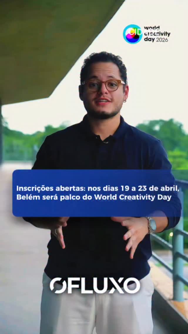 2026 é o Ano da Criatividade no Brasil!
De 19 a 23 de abril, Belém será palco do World Creativity Day (WCD), com 3 dias intensos de workshops, painéis e programação cultural que vão transformar a cidade.
Quer fazer parte dessa revolução criativa? Seja anfitrião, voluntário ou patrocinador e inscreva-se pelo link na BIO.
#WCD2026 #CriarParaTransformar #AnoDaCriatividade #BelémCriativa #Inovação TransformaçãoSocial