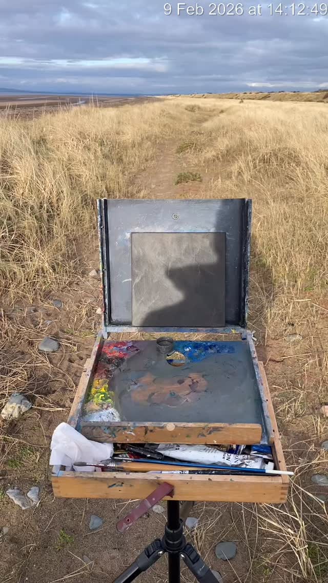 These clips are from yesterday afternoon, for some reason I couldn’t get them to upload yesterday. There’s a couple more clips of work in progress and completed painting that I’ll try and upload too