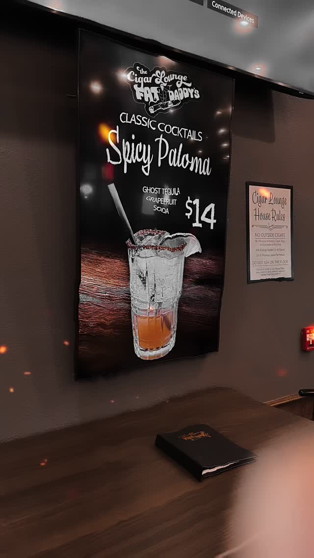 Fat Daddy’s Cigar Lounge!
Everything you want in one spot
#letshavesomefun #letsgo #fatdaddys