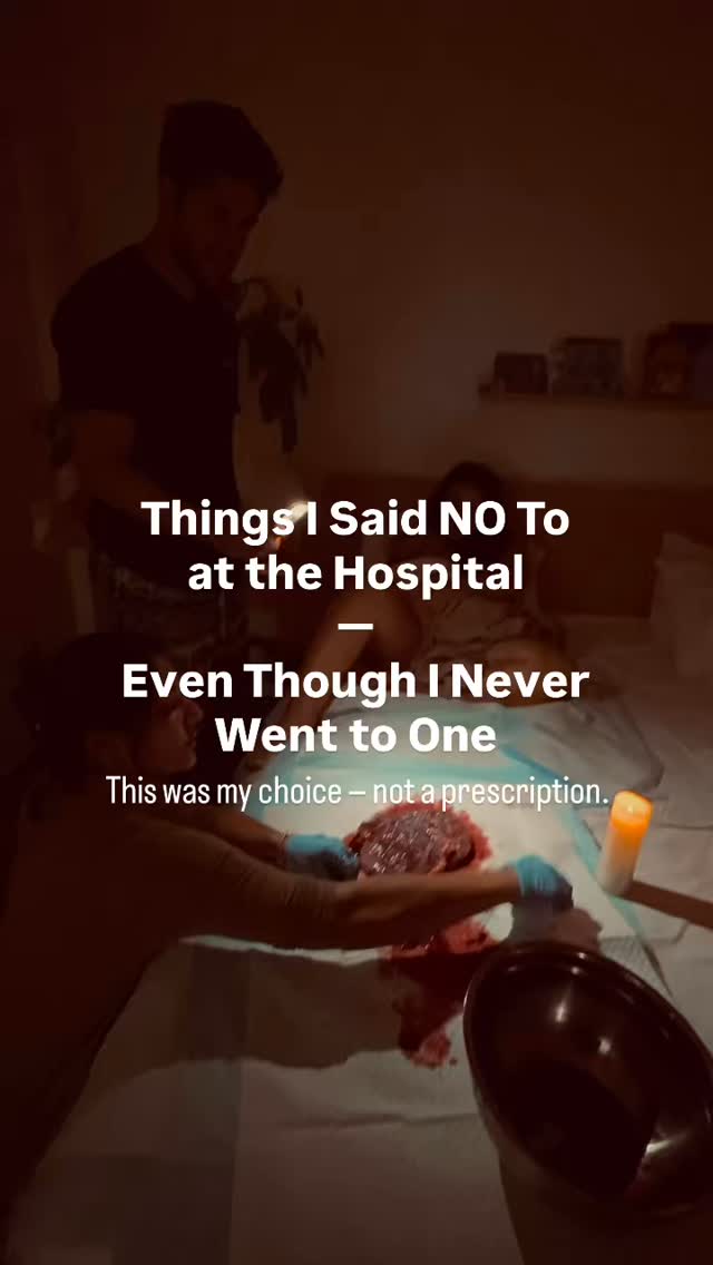 When I say I said no to the hospital,
I don’t just mean the building.
I mean I chose not to enter the medical pregnancy pathway at all.
For both of my pregnancies, I chose:
• No ultrasounds
• No routine bloodwork
• No genetic screening panels
• No scheduled prenatal appointments
• No cervical checks
• No hands inside my body
• No one monitoring my pregnancy
• No one measuring my baby against charts
• No one telling me how I “should” be progressing
Not because medicine is evil.
Not because I think care is unnecessary.
But because I didn’t see pregnancy as an illness that needed management.
I wasn’t sick.
I wasn’t high risk.
I wasn’t in crisis.
And yet in our culture, pregnancy is often approached as something to monitor, track, and manage from the beginning.
For some women, that oversight feels reassuring.
For me, it felt like handing over authority before I had even stepped into motherhood.
So I chose responsibility instead.
I prepared deeply.
I educated myself on physiology.
I regulated my nervous system.
I chose my support intentionally.
I accepted full ownership of every decision.
No protocol to default to.
No chart to compare myself to.
No one else to credit or blame.
Just me.
That was the initiation.
Not rebellion.
Responsibility.
Some women feel safest inside a system.
Some feel safest preparing differently.
You don’t have to choose what I chose.
#BirthSovereignty
#ConsciousBirth
#PhysiologicalBirth
#FreeBirth
#HomebirthJourney
EmpoweredMotherhood
But you deserve to know that pregnancy is not automatically a medical condition.
And sovereignty is allowed.