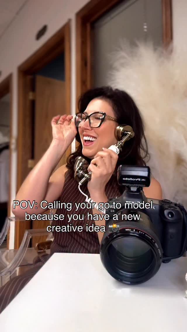 When inspiration hits, I start making phone calls ☎️✨
Hi ? it’s me again ? #photographyreels