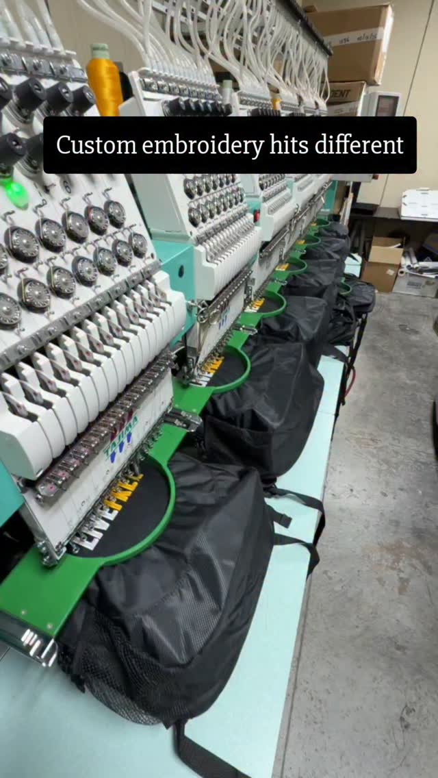 Embroidery just hits different. And lasts longer! ?
Good folks of @livefreeusa always cookin' up ? Backpacks for the longhaul. They are doing the work!
Visit our new and improved website and request a quote! LINK IN BIO
@livefreeca
#embroidery
#embroiderymachine
#blackowned