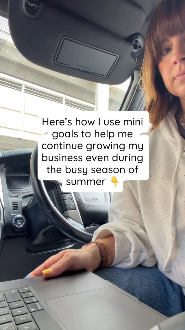 If you’re anything like me, there are always lots of ideas. Too many ?
The execution (which is the hard part) can feel absolutely debilitating at times.
But you don’t have to do EVERYTHING on your list at the same time.
Mini goals can help you feel less overwhelmed and can motivate you to get to the next one faster.
Here is how I set a mini goal for myself when I’m feeling overwhelmed:
1. Name the stuck spot. I pick the most pressing thing that’s causing me burnout or that I want to improve.
2. Pick one problem area. Then I decide what problem in that stuck spot I can work on right now.
3. Make it tiny + clear. I write down a simple statement to help me focus on that one thing.
4. Set boundaries. Don’t veer into other things. Stick with that one thing.
5. Celebrate it. Once the task has been completed, definitely celebrate (preferably with ice cream), then start the process over again.
Small steps make a big difference over time, and this method helps me break down my big ideas into smaller, achievable milestones.
Like if this helped, and let me know what goals you have for your business this summer so I know what to talk more about ☺️
(I’m working on setting up a new service that will launch this fall!)
#BusinessGrowth #SmallBusinessTip #SmallBusinessOwner #IowaSmallBusiness #WorkFromHomeMom