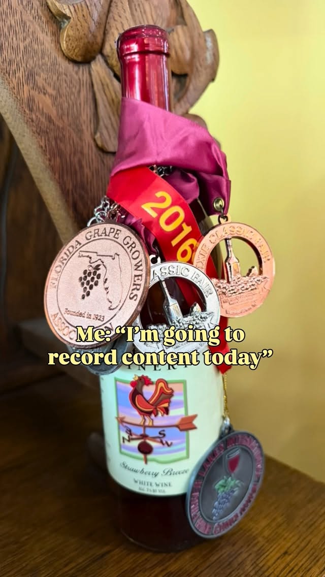 I feel like we can all relate, lol. Good news, wine only gets better in time. And did you know that our wine has won multiple awards!