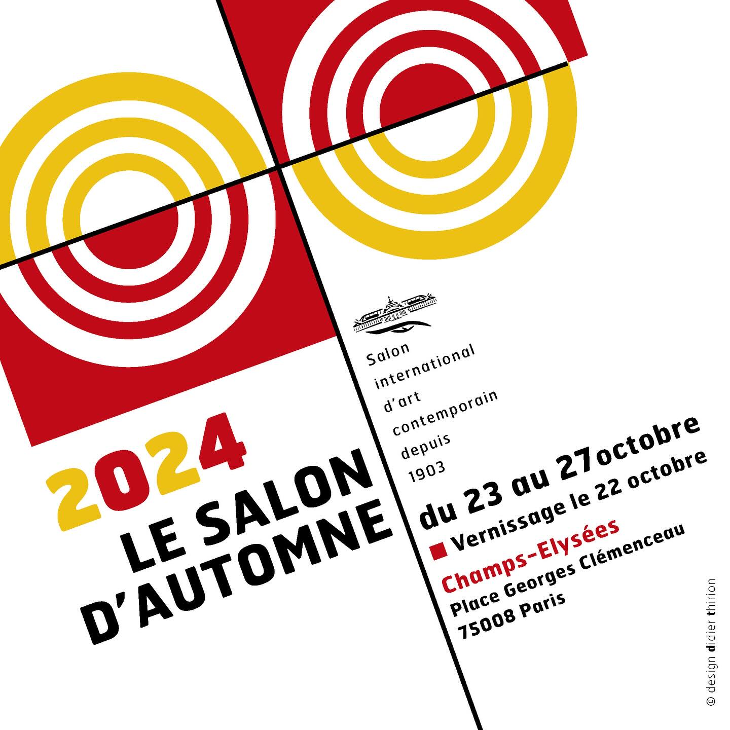 I’m thrilled to announce that LMRartwork will be part of the 2024 Salon d’Automne for the second consecutive year, one of the most prestigious contemporary art exhibitions in Paris! 🎨✨
📅 From October 23 to October 27, come and explore my work alongside many other artists at the iconic Champs-Élysées, Place Georges Clémenceau, Paris.
#SalonDAutomne2024 #LMRartwork #ArtExhibition #ParisArtScene #ContemporaryArt
——
Je suis ravie de vous annoncer que LMRartwork participera pour la deuxième année consécutive au Salon d’Automne 2024, l’une des plus prestigieuses expositions d’art contemporain à Paris ! 🎨✨
📅 Du 23 au 27 octobre, venez découvrir mes œuvres ainsi que celles de nombreux autres artistes sur les Champs-Élysées, Place Georges Clémenceau, Paris.
#SalonDAutomne2024 #LMRartwork #ExpositionArt #ScèneArtistiqueParisienne #ArtContemporain