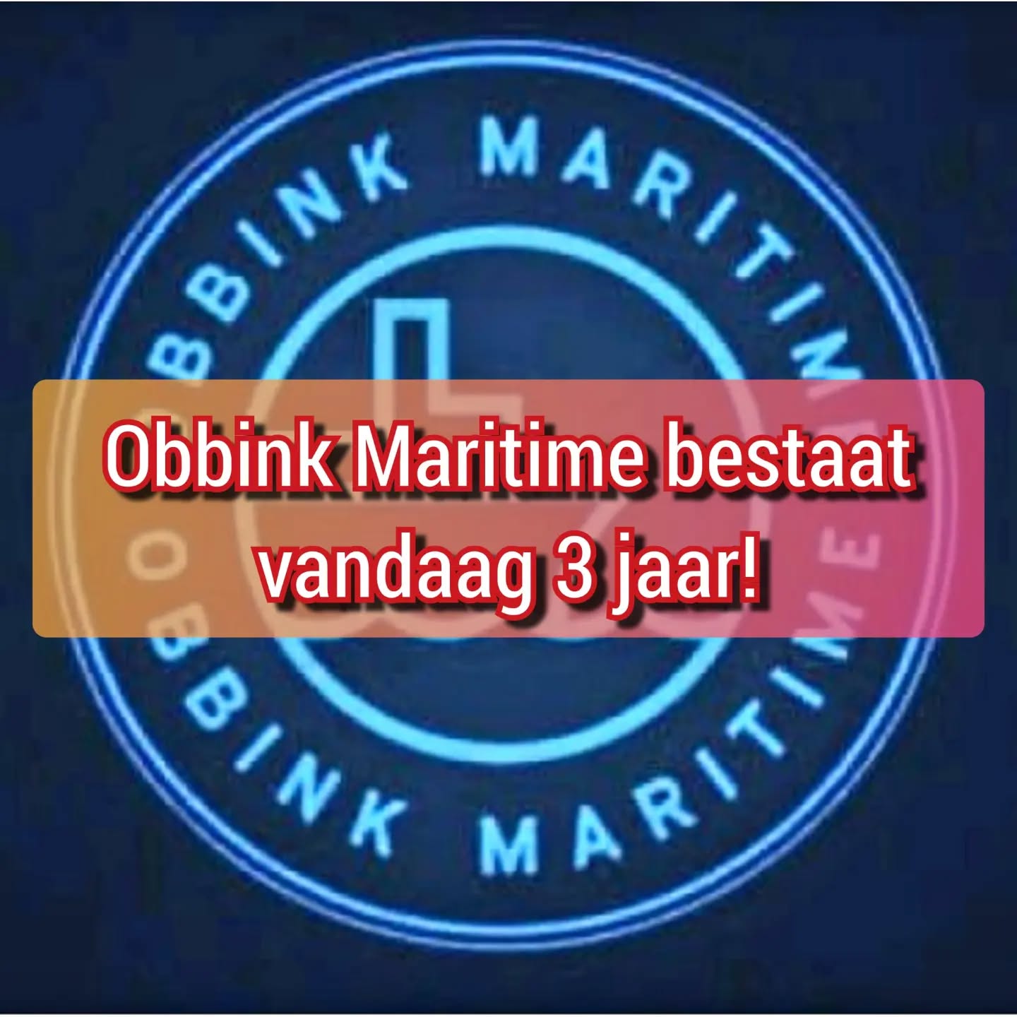 Feestelijke dag vandaag ? want Obbink Maritime bestaat 3 jaar!
Veel mooie projecten mogen doen en we staan open voor nieuwe uitdagingen #openforwork
Bereikbaar via LinkedIn of info@obbinkmaritime.nl
Sea you soon....