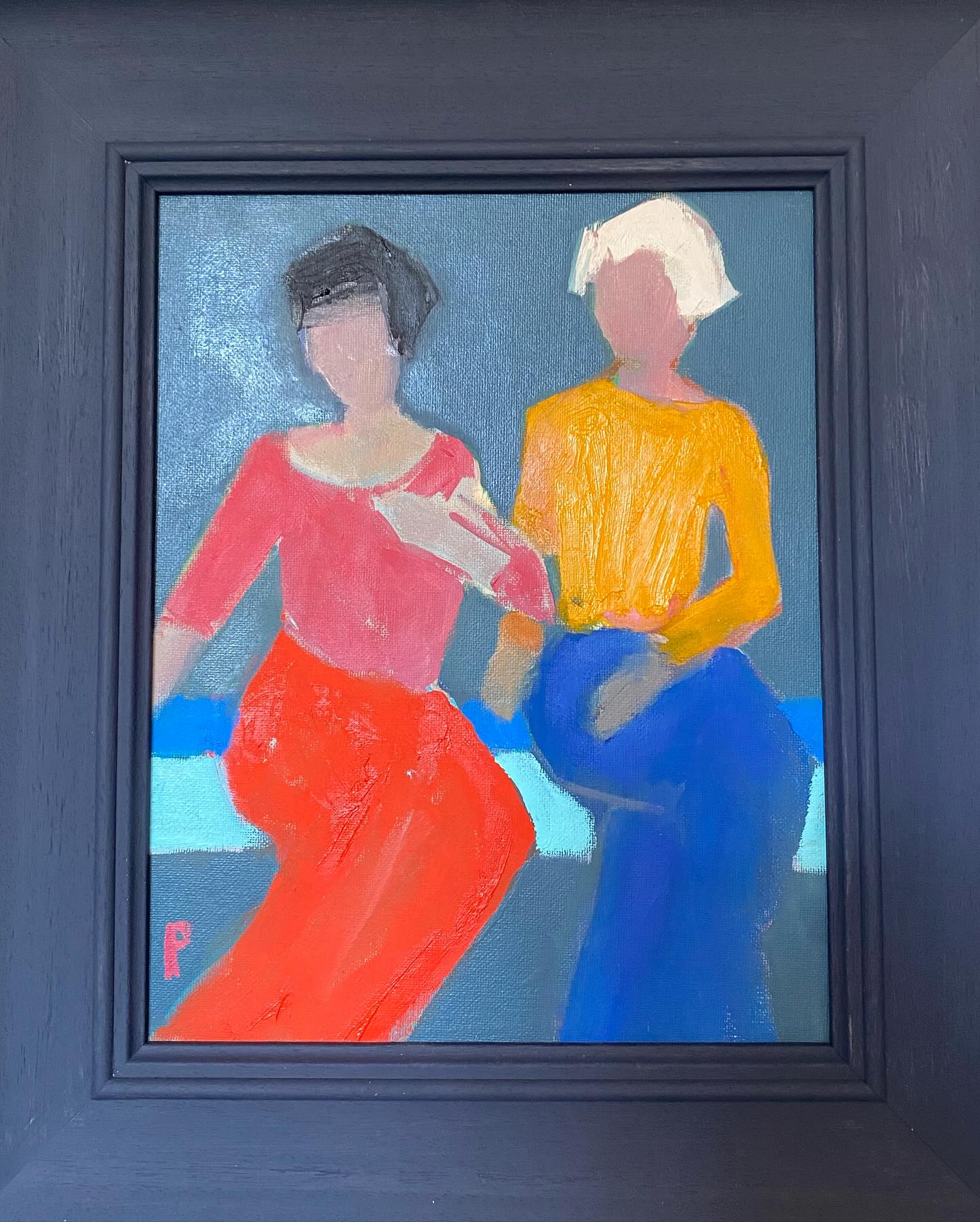 A few beautiful ladies from our current SARAH MUIR POLAND show which continues till 15 November ? these works are bursting with colour and style. They are totally sensational and fun! Close conversations between fabulous friends - Sarah’s paintings are about intimate friendships and happy times! They bring me such a sense of joy xx BIG IT UP for the ladies - girl power and all of that too! I love all my girlfriends SO much - you know who you are ??A very happy weekend to you all xx