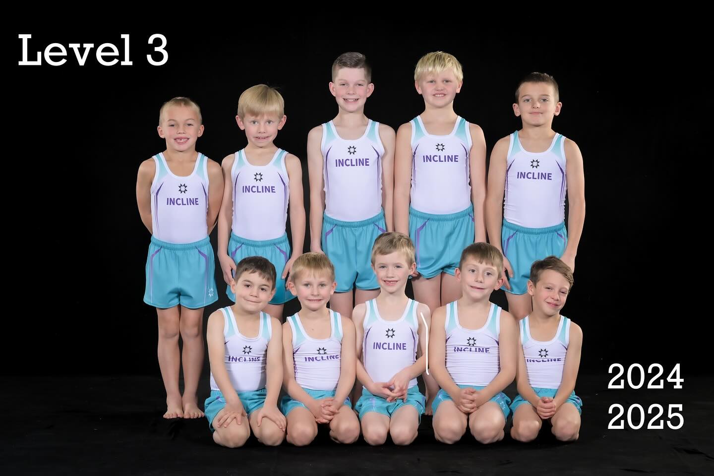 Incline Gymnastics Team 8: 2024-2025: Level 3 Boys