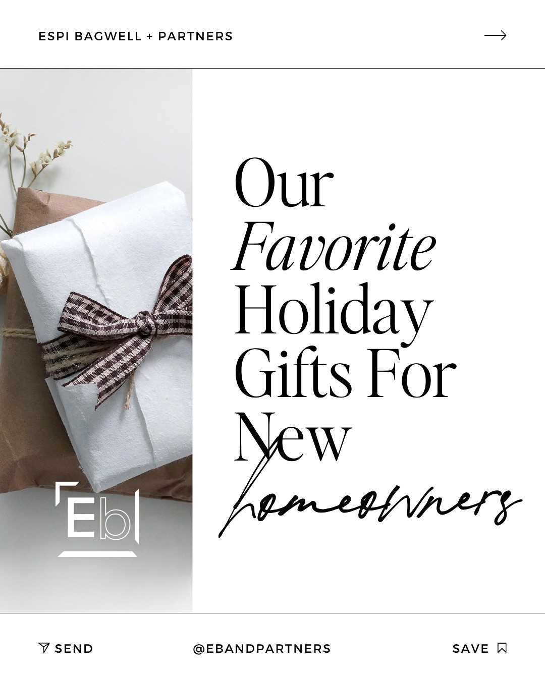 If there’s one thing I’ve learned from working closely with homeowners, it’s what truly makes their hearts (and homes) happy. Whether you’re celebrating a new move, the holidays, or just want to make someone smile, this curated gift guide has you covered.
SAVE this for housewarming gifts too—it’s a lifesaver! 🏡
Espi Bagwell + Partners
Los Angeles Realtors
Residential | Commercial | Investment Property Management
(626) 824-2267
espi.bagwell@kw.com
DRE#01168881
#monrovia #losangelesrealtor #losangelesrealestate #socalrealtor
#socalrealestate #newlisting #pasadenarealtor #pasadenarealestate #homesweethome #investmentproperty #investmentproperties #rentalproperty #justlisted #listed #realestateinvestor #realestateinvesting #homeforsale #homesale #explorepasadena #explorela #pasadena #pasadenaluxuryrealestate #losangeles #realestatepasadena #pasadena #ebandpartners #espibagwell #espibagwellandpartners
#luxuryrealestate #luxuryrealtor