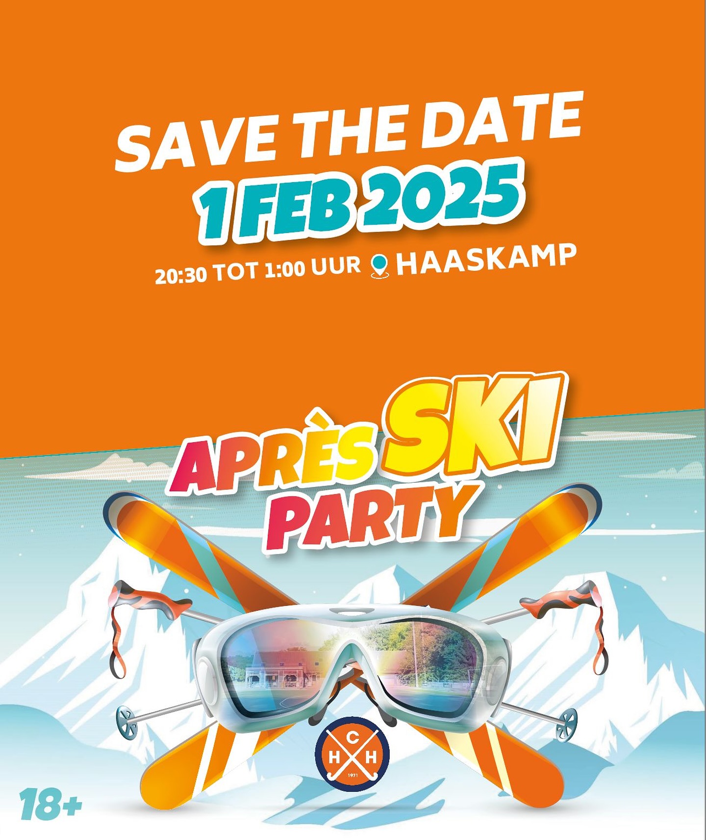 SAVE THE DATE
Jaja, hij komt er weer aan!!! Onze jaarlijkse après-ski party (18+)!?????⛷️??❄️
Aanstaande woensdag 11 december om 18.00 uur gaat de kaartverkoop van start dus zorg dat je klaar zit!!!