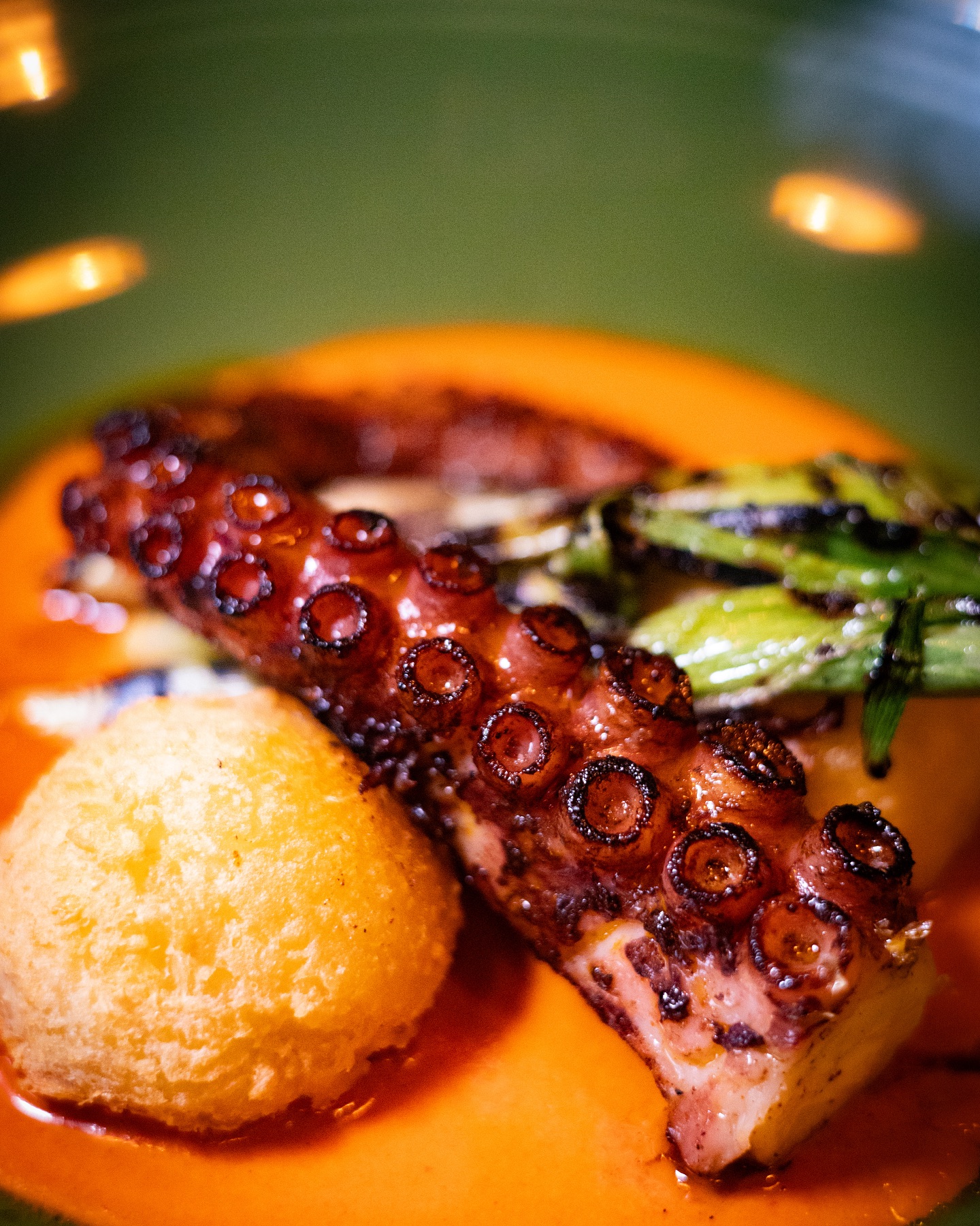 PULPO ASADO
Grilled Octopus, Mojo Canario, Yuca Croquetas, Charred Scallions
#eatbaru #octopus #pulpo #latinfood #magazinestreet #neworleans #happyhour #nolafoodie #foodtraveler #tapas