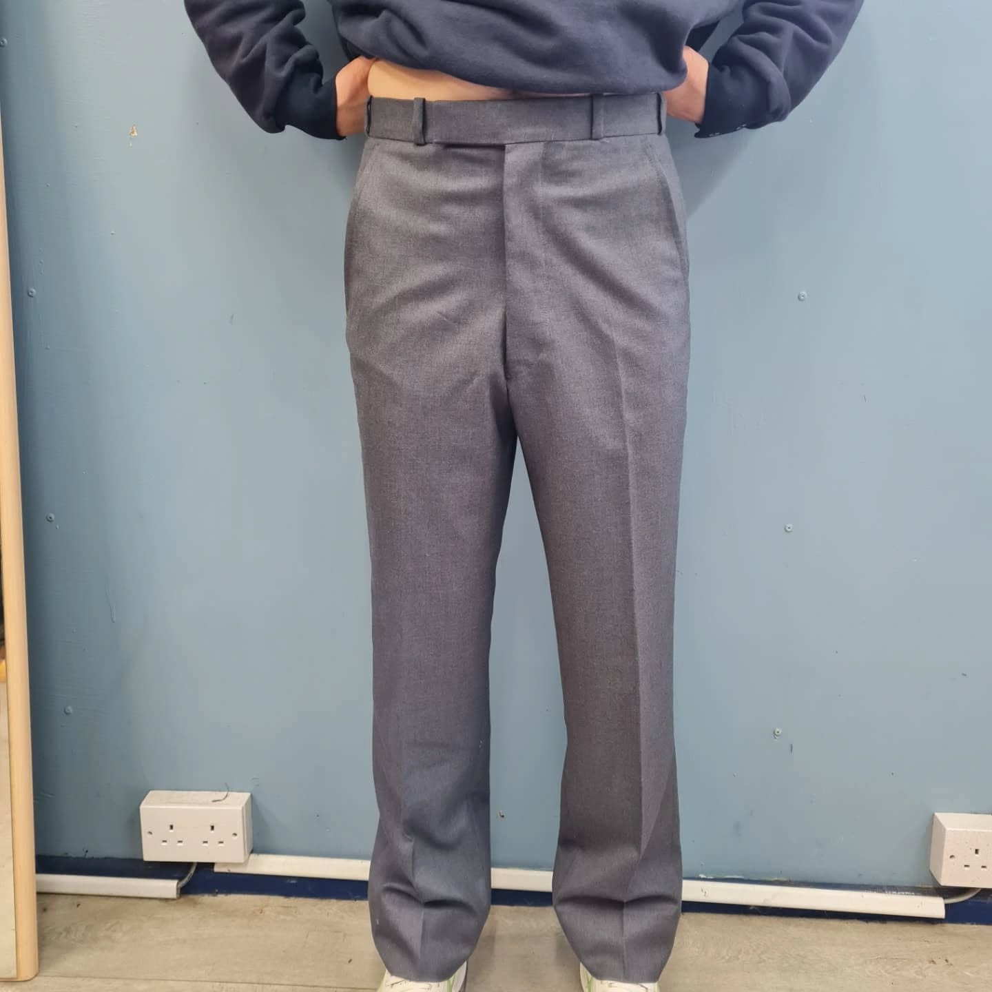 Great first effort from Jiaj Guo, who joined us from LA for a two week intensive.
.
He made his first pair of trousers with us on a trouser making course.
.
Jiaj learned how to cut patterns, lay out on cloth and sew every detail right down to his handmade buttonholes.
.
If you are interested in learning to make trousers like Jiaj, you too can join us for a two week intensive course between now and April 28th.
.
To find out more check out our website
.
www.HandCraftTailorAcademy.com
Or
Email
Info@handcrafttailor.com
.
#handmade #handmadewithlove #handcrafted #handmadeclothes #smallbusiness #craft #shopsmall #hechoamano #diy #handmadegifts #bespoke #madewithlove #suits #fattoamano #supportsmallbusiness #wool #accessories #cotton #sewing #gift #tailormade #doityourself #tailored #crafts #trousers #handgemacht