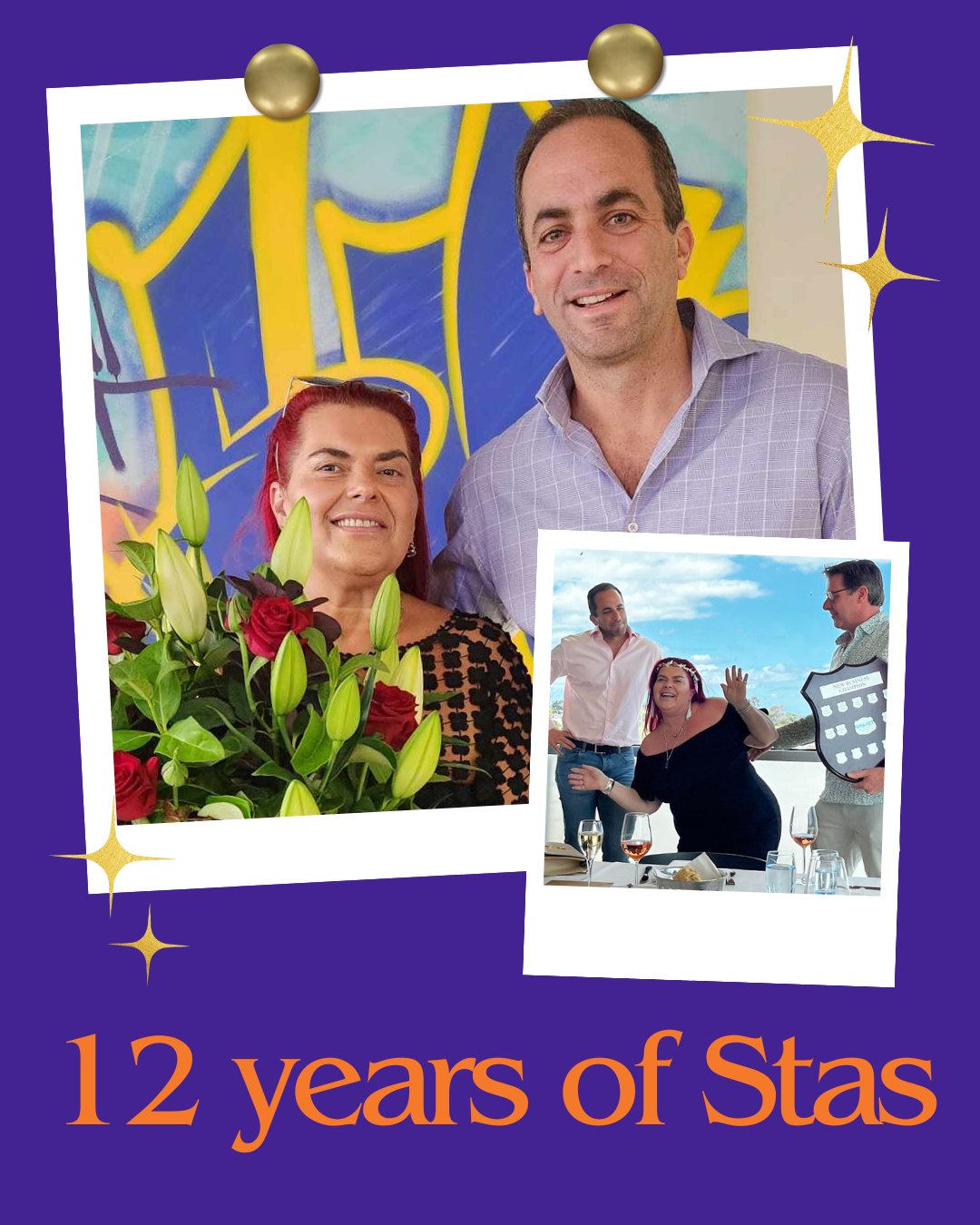 A HUGE congratulations goes out to our beautiful and bold Anastasia Sideris as today she celebrates 12 years at SMAART ❤️
It’s said every year but is always true, we would be lost without you. Thank you Stas for your guidance, giggles and gumption! We appreciate you endlessly xx
#onesmaart #dozenyears #smaartiversary