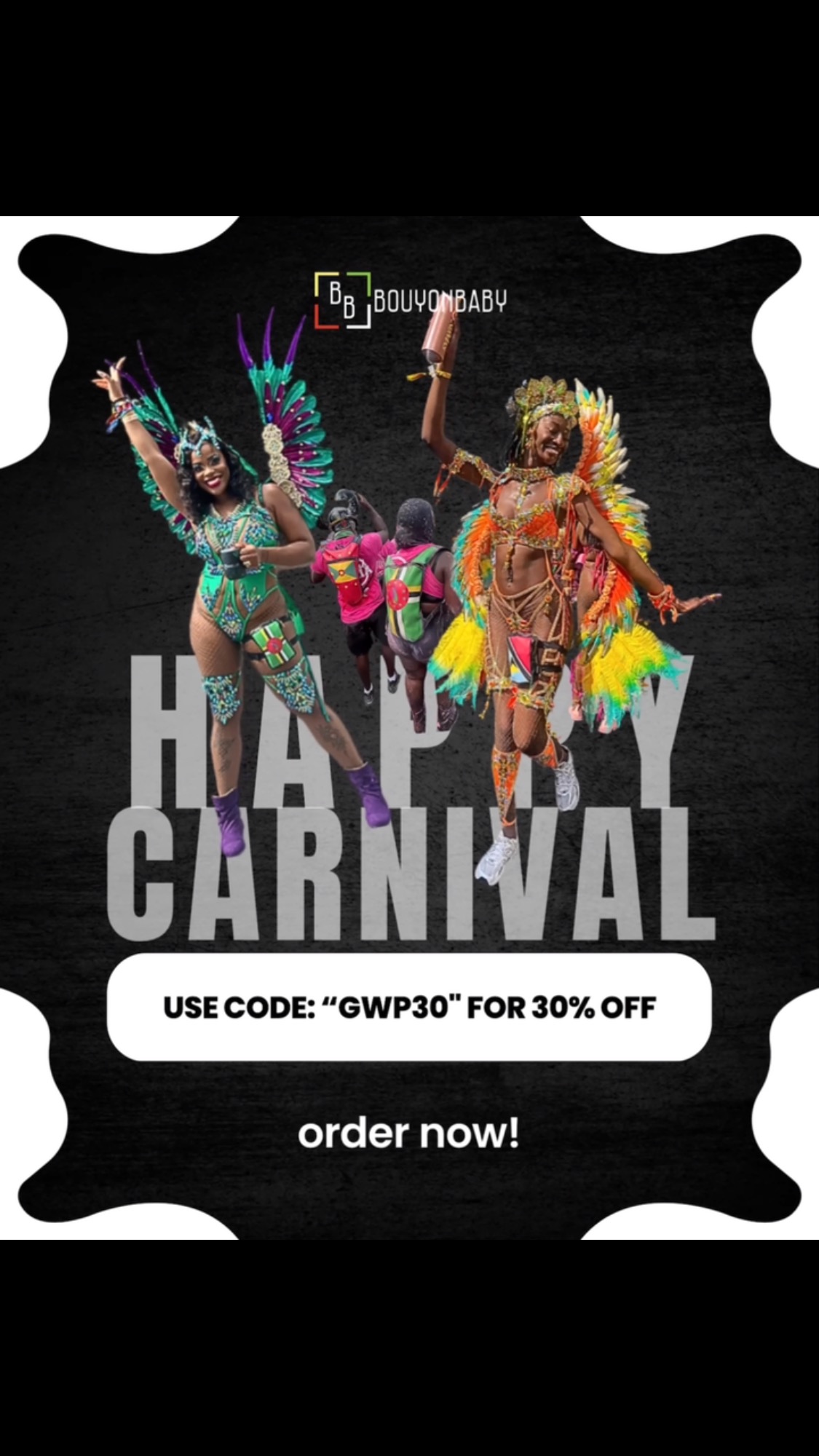 Happy carnival to those in DA🇩🇲 and T&T🇹🇹!
For those of us watching at home 🥲 or to anyone who didn’t secure a bag in time and want to plan ahead for next year, here’s 30% off all orders until next week!
Use code “GWP30” for 30% off!
Order now at bouyonbaby.co.uk
#trinidadcarnival #dominicacarnival #masdomnik #carnival #thighbag #dualflagbag #custombag #repyourflag #nottinghillcarnival #dominica #trinidad #grenada #stlucia