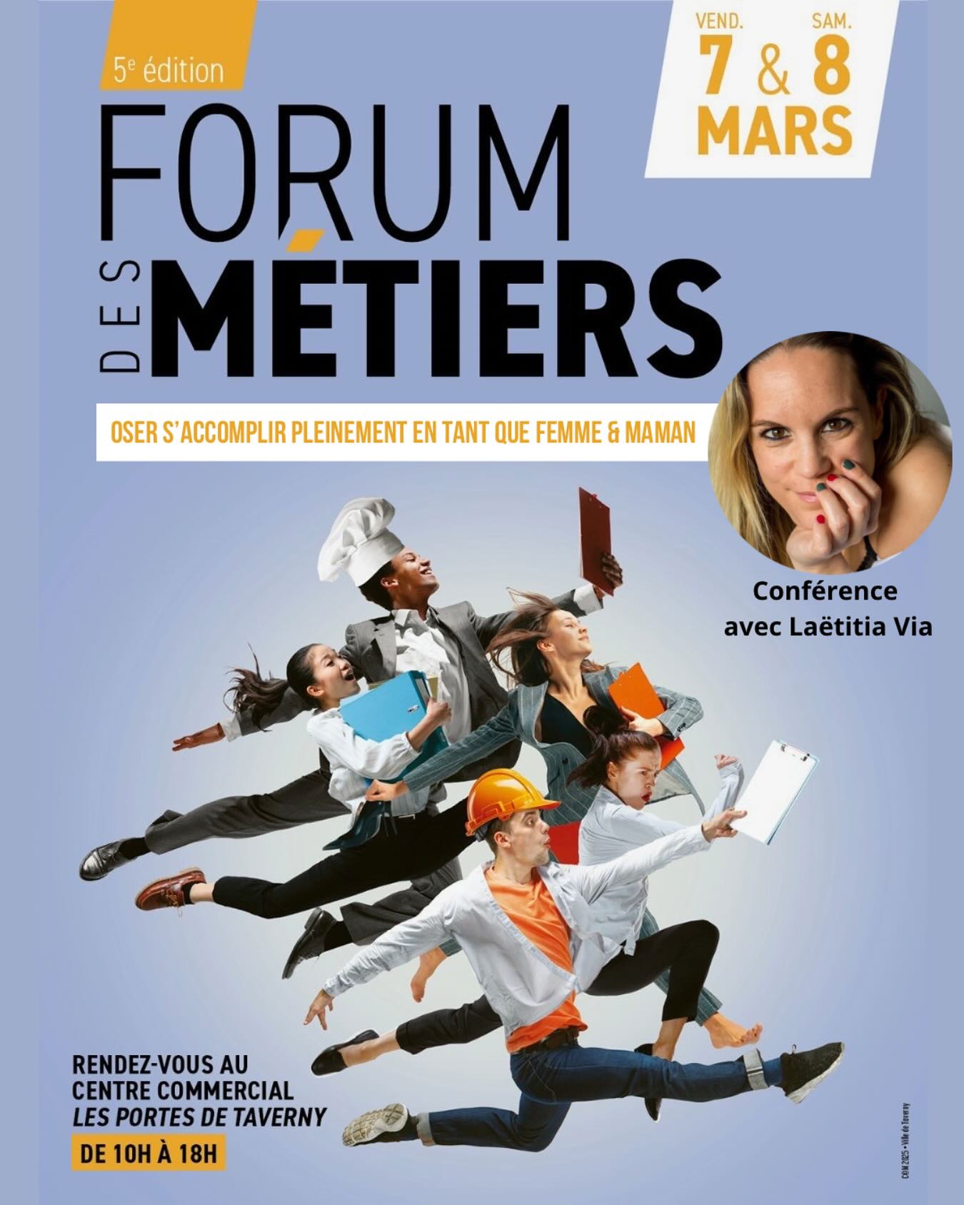🎙️Retrouvez-moi samedi 8 mars à 14h
✨Pour la Journée des droits des Femmes
✨Au Forum des métiers des Portes de Taverny
➡️ Priorité à l’égalité professionnelle !
✨J’aurai l’honneur de participer à une conférence sur l’égalité entre les femmes et les hommes dans le monde du travail
✨Rappelons quelques chiffres…
➡️Les femmes gagnent en moyenne 23,5% de moins que les hommes, en tenant compte des temps partiels.
➡️ Elles occupent 42,6% des postes de cadres, malgré un niveau de diplôme souvent supérieur.
⚠️6 personnes interrogées sur 10 considèrent qu’il est difficile d’être une femme en 2025
😳Un constat approuvé par 94 % des jeunes femmes de 15 à 24 ans.
➡️ En 2023, 58% des femmes rêvaient de faire une reconversion professionnelle.
💪 En 2025, l’entrepreneuriat féminin est en plein essor !
✨43 % des entreprises individuelles ont été créées par des femmes en 2024 !
✨Osons se lancer
✨Osez sortir du cadre !
#journeeinternationaledesdroitsdesfemmes #journeedelafemme #8mars #entrepreneurlife #leadership #femme #femmepuissante