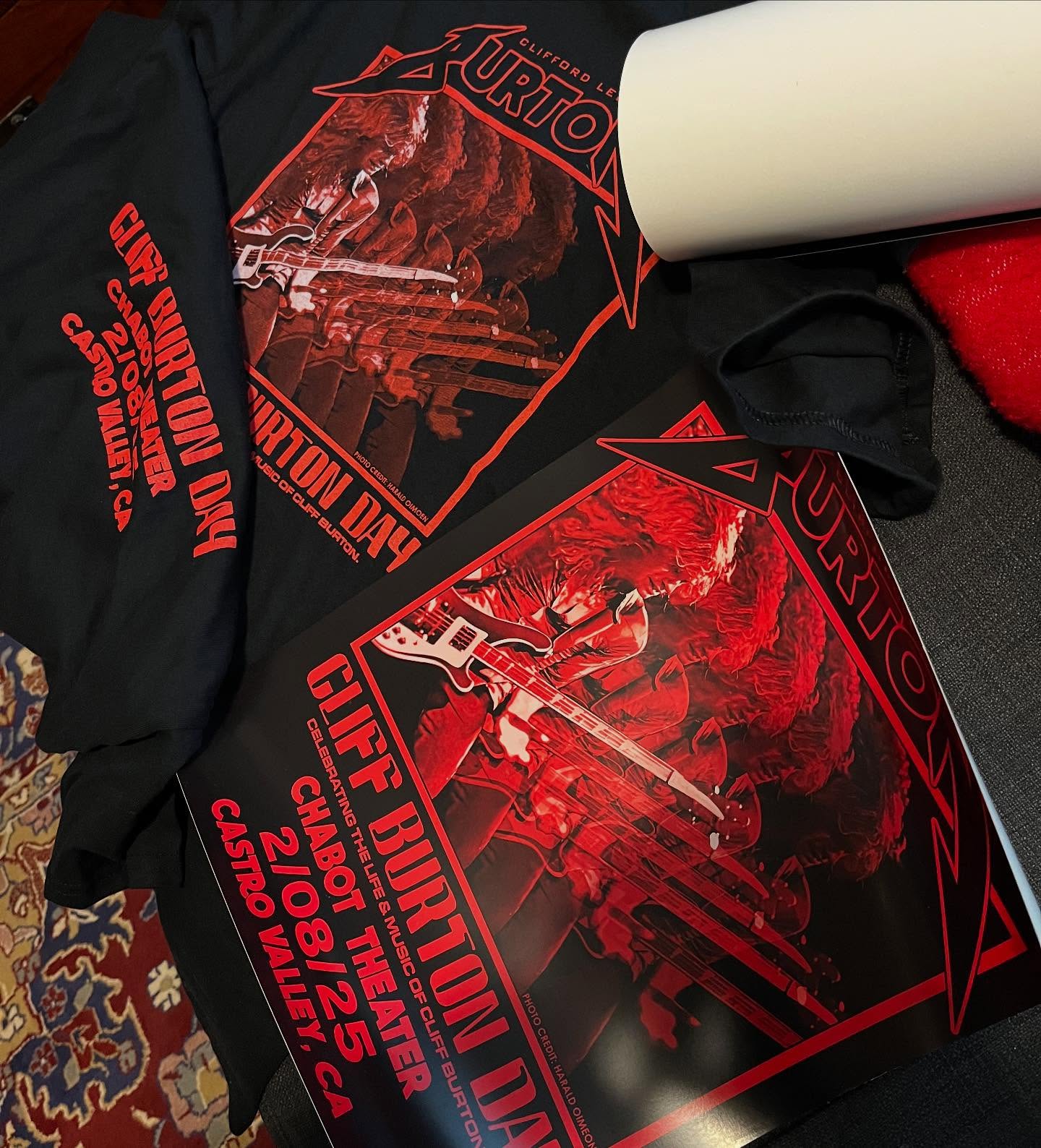 A BIG Thank You to my TRULY good pals, Dave Busch, Craig Behrhorst, Leah Schechter, as well as KayCee and Connie, for getting me some merch that I had the honor to be asked to design. My Metal Family, you rule. ??? @craigbehrhorst @canada_dave_busch @leah_schechter @alamedaathletic @kayceemeeksramirez