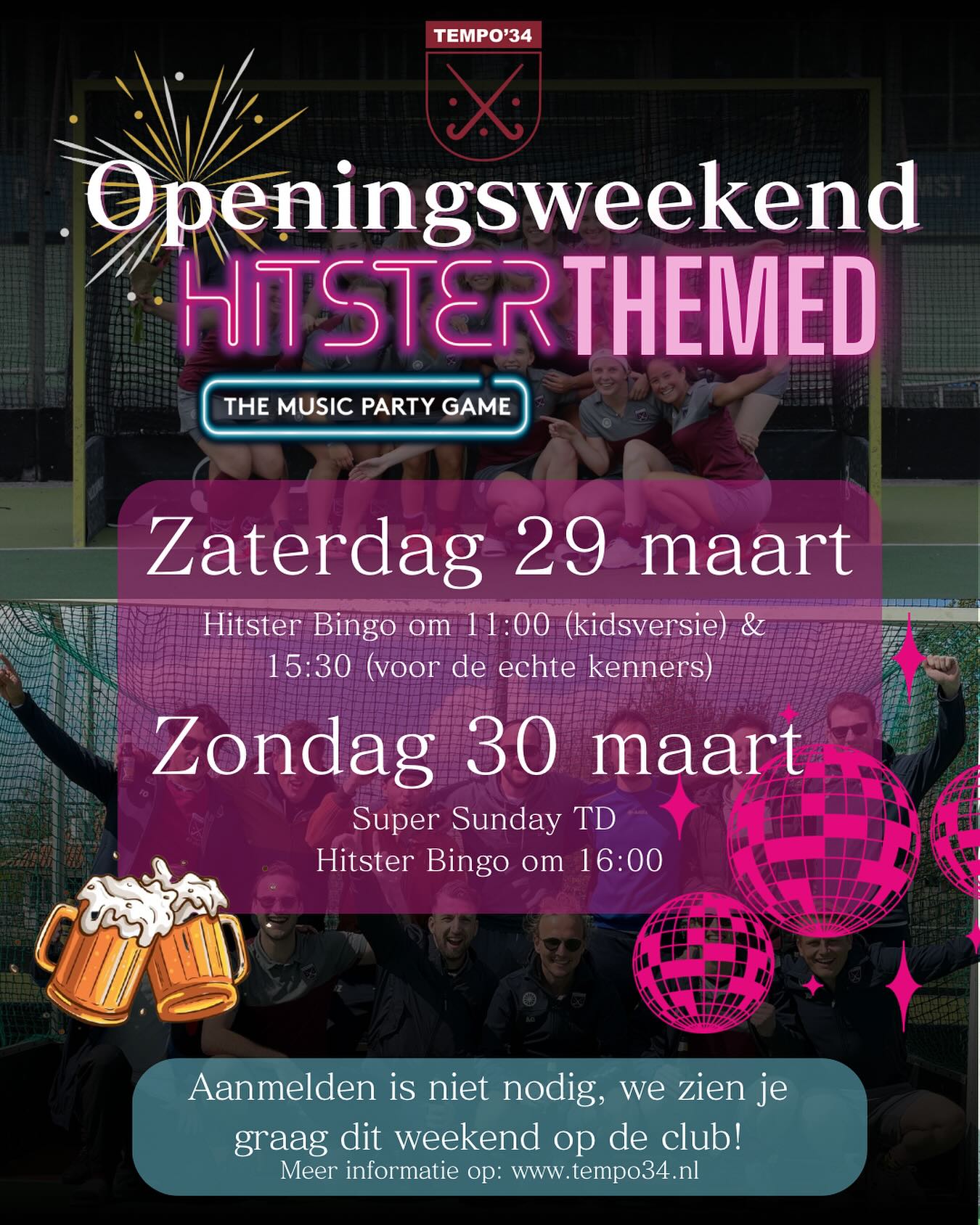 Dit weekend een gezellig weekend om het seizoen te openen! ?
Meer informatie kun je vinden op de site ?