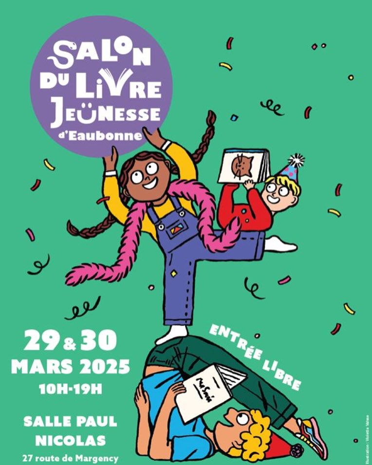 🔔RDV demain dimanche de 10h à 19h
📚Sur le plus grand Salon du Livre du Val d’Oise
✨Un moment de partage unique
✨Avec vos héros préférés !
✨Gaïa, Luna, Poupi, Marti, Galopin et Biota !
✨Ils seront tous là !
🎭Un programme riche d’animations
✨De spectacles & d’expositions !
✨RDV Salle Paul Nicolas
✨27 route de Margency à Eaubonne
🌙🐸 A demain !
#Salon #SalonDuLivre #LitteratureJeunesse #LivreEnfant #autrice #litterature @les_aventures_de_gaia_et_luna @villedeaubonne