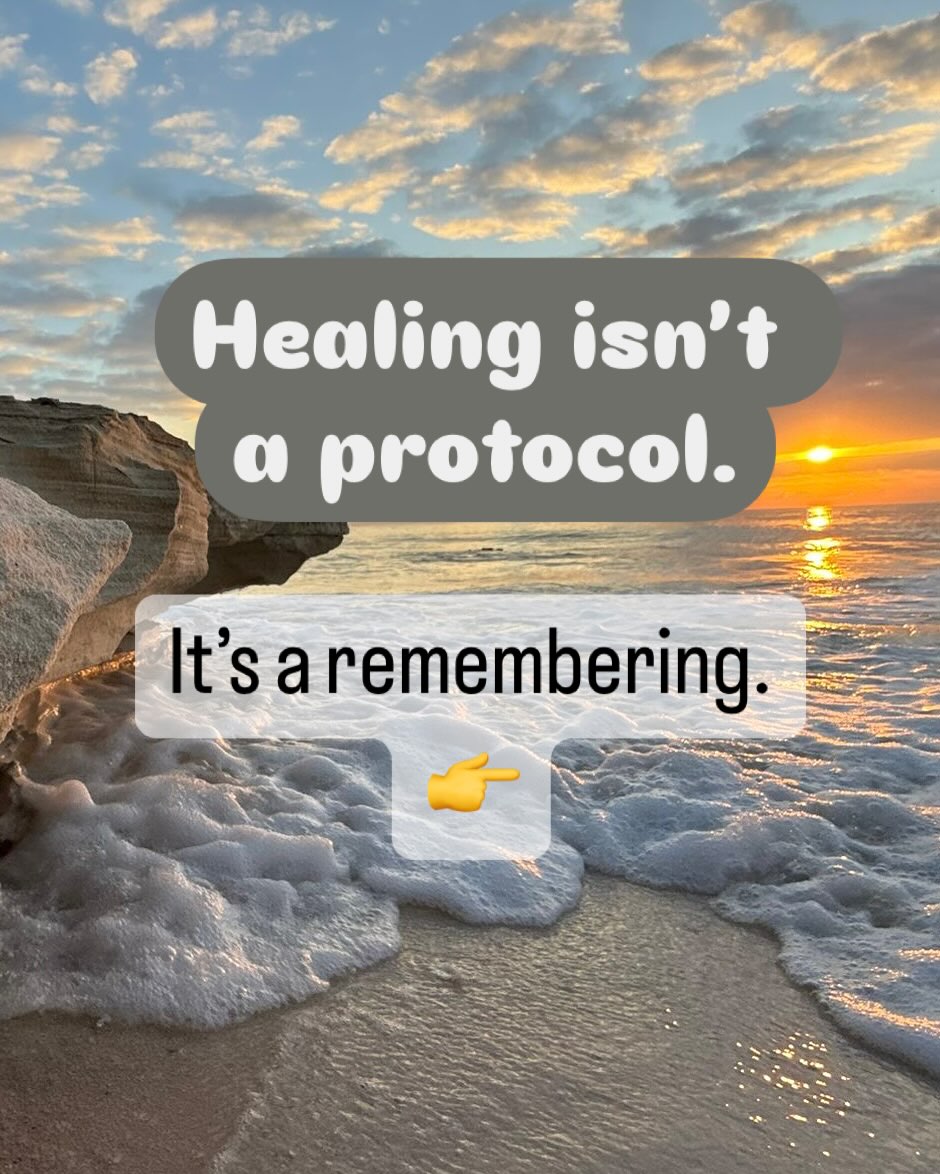 Most women don’t need more healing.
They need space to remember.
To feel what’s been buried.
To let their biology complete what it never got to finish.
That’s where the shifts happen.
And that’s the work I do.
No pressure. No fixing. No fluff.
Just release, recalibration, and real remembering.
I have a few spots open.
DM me “REMEMBER” and I’ll tell you everything.
✨ You’ll know if it’s for you.
#HealingJourney #IntuitiveHealing #EnergyReset #BodyKnowsBest
#WomenWhoHeal #BiologicalHealing #RadicalWellness #SelfHealing
#QuantumHealing #RememberWhoYouAre #NervousSystemSupport
#BeyondTheProtocol #ContagionOfTruth #RealHealing #HealingWithoutTheFluff