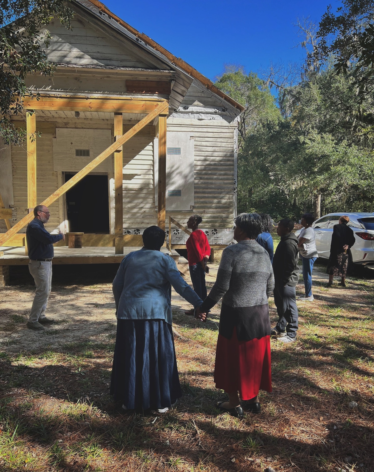 In October of 2024, the Cordesville Community Tour and Input session launched intentional conversations facilitated by The Asiko Group, to engage the local community in the planning and potential uses of Taveau Church after restoration efforts. Such conversations and community engagement are still occurring today, and with each conversation, genuine steps are taken to bring forward the community’s vision.
The stewardship planning effort was a success in several areas for Preservation SC and the Taveau restoration project. The project clarified the future steps that the organization should take to develop a sustainable function for the church.
View the Stewardship Planning & Community Engagement report at the link in our bio!
Project made possible by the African American Cultural Heritage Action Fund of the National Trust for Historic Preservation