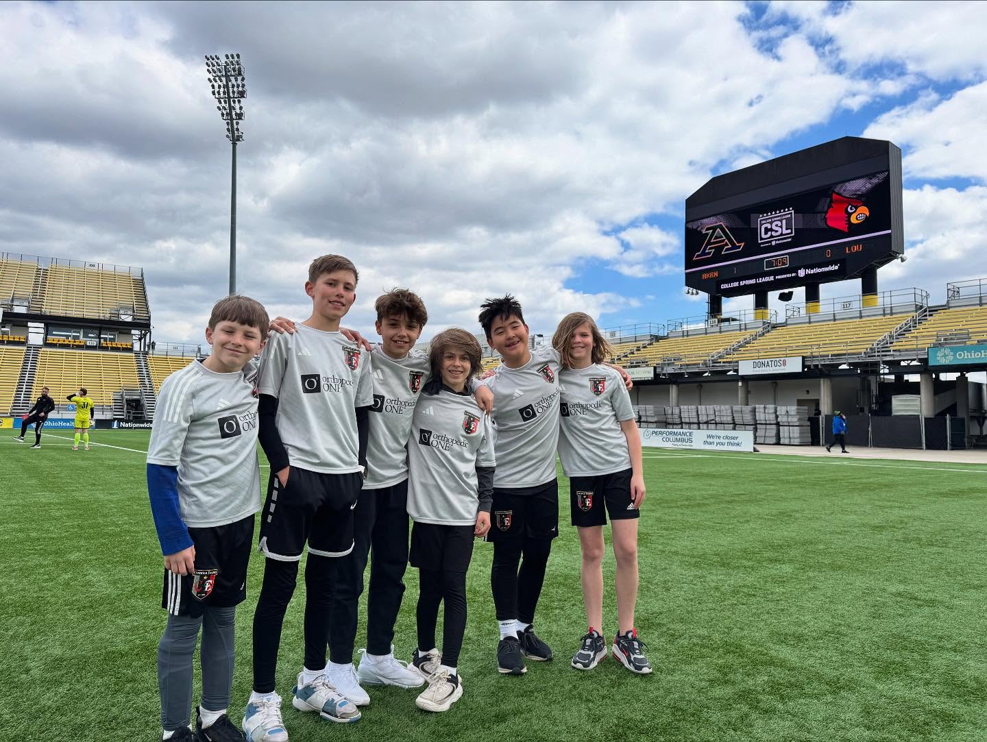 Yesterday, 4 of our CE teams were invited to ball boy at the @collegespleague. Our boys had an amazing experience watching some of the best menβs D1 college teams in the country at the @crewstadium