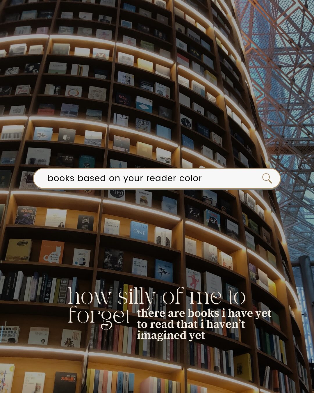 books based on your reader color (my version) ✨
— what’s your reader color?
• please feel free to recommend a book based on your color too!
i did the test on readyourcolor.com (i got purple) and there’s this section on the site that gives you specific-to-your-color books per color… and i was not impressed haha so i made my own :)
i know it’s a test for fun but there are so many more books than what they were recommending — winnie the pooh is there because some day you’ll be old enough to start referencing a silly old bear again
🤍