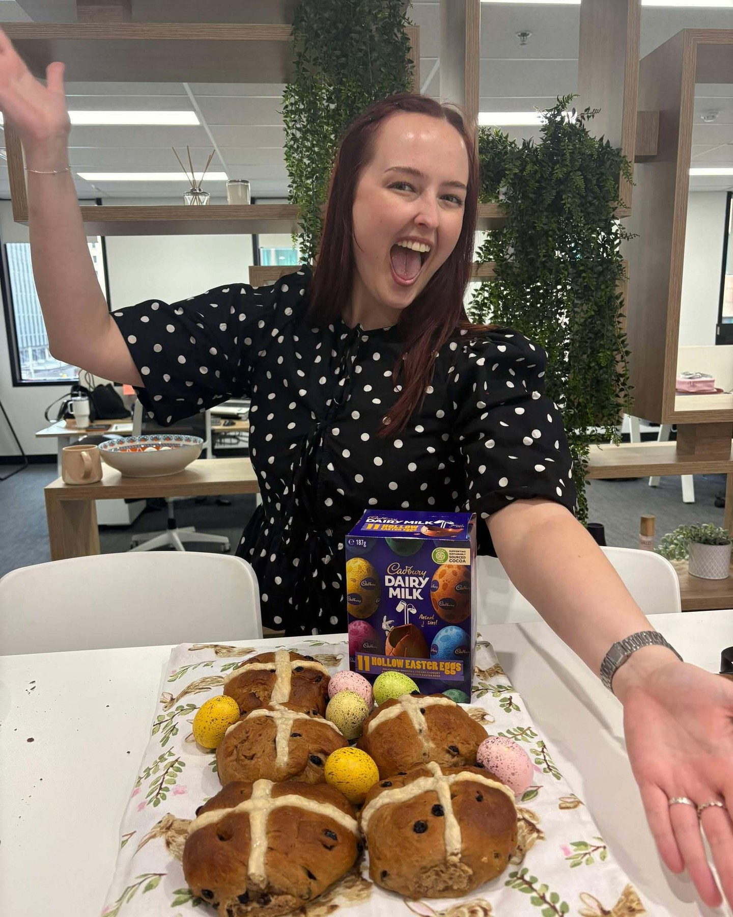 Another day, Another Bake Off!?
It was Adelaide's turn this week, how good do their Easter themed bakes look?!
And as always, there has to be a winner ... well done Hollie Tiernan on the delicious hot cross buns!
SMAART Bakery coming soon ... ?