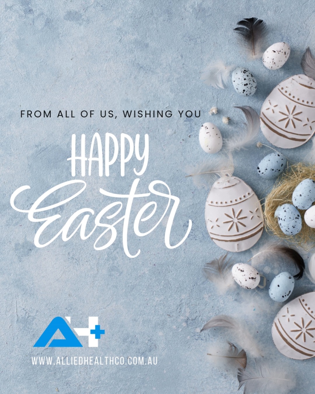 From all of us at Allied Health Co, wishing you and yours a safe and Happy Easter x
#happyeaster #easterweekend #easter