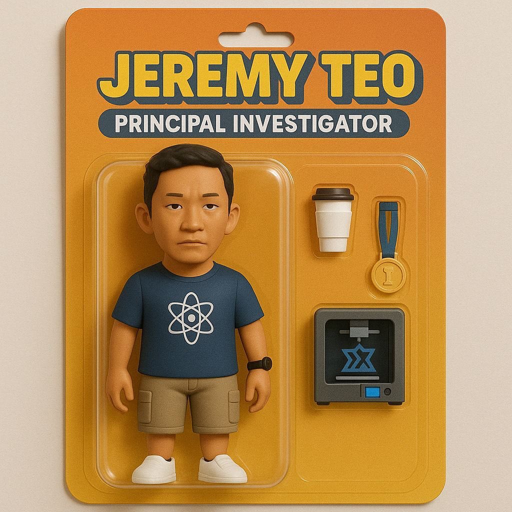 LIBRA lab getting on the action figure trend #AI #libralab #nyuad