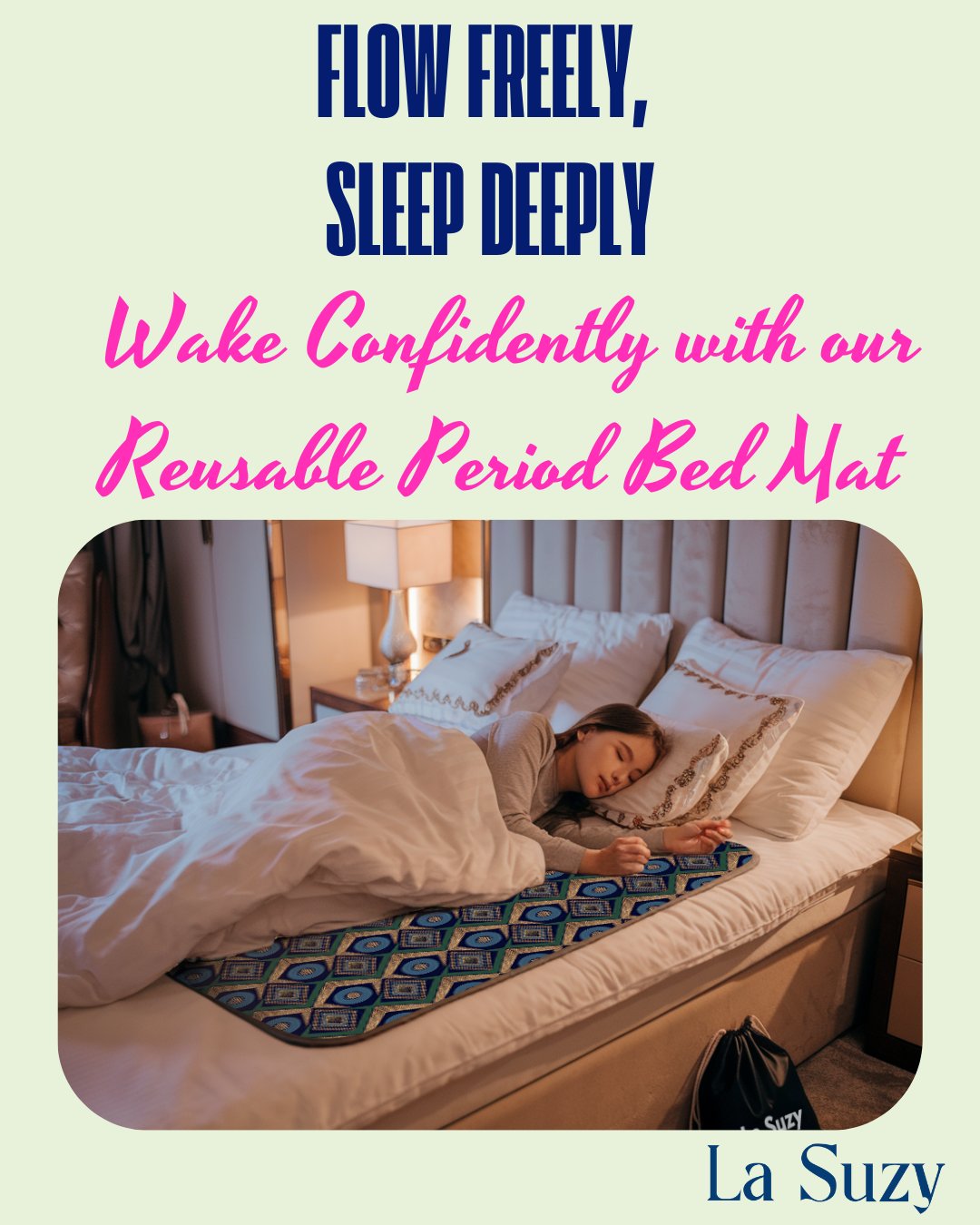 Because your period shouldn't steal your peace. Get yours on Amazon now --> https://rb.gy/3zhl4c
La Suzy is here to catch the mess, so you can rest.
Reusable. Reliable. Ready when you are.
#LaSuzy #PeriodConfidence #FlowFreely #SleepDeeply #MenstrualCareMatters