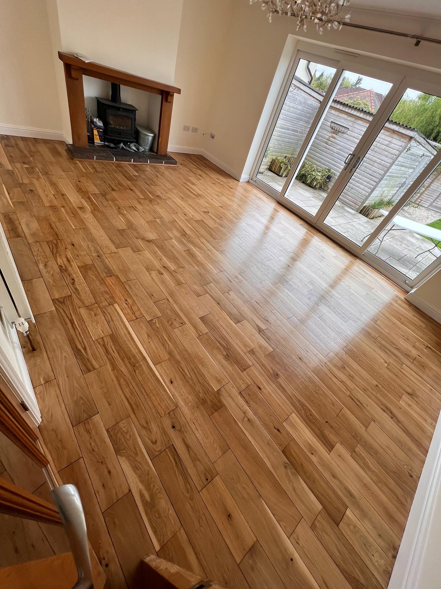 “Transforming craftsmanship into timeless beauty ✨ We recently restored this stunning hand-carved oak floor, sanding it to perfection to enhance its intricate details. Finished with a durable polyurethane lacquer, this floor is now protected and glowing with elegance for years to come. ?? #FloorRestoration #OakFlooring #HandCarved #Woodwork #polyurethanefinish #floorrestoration