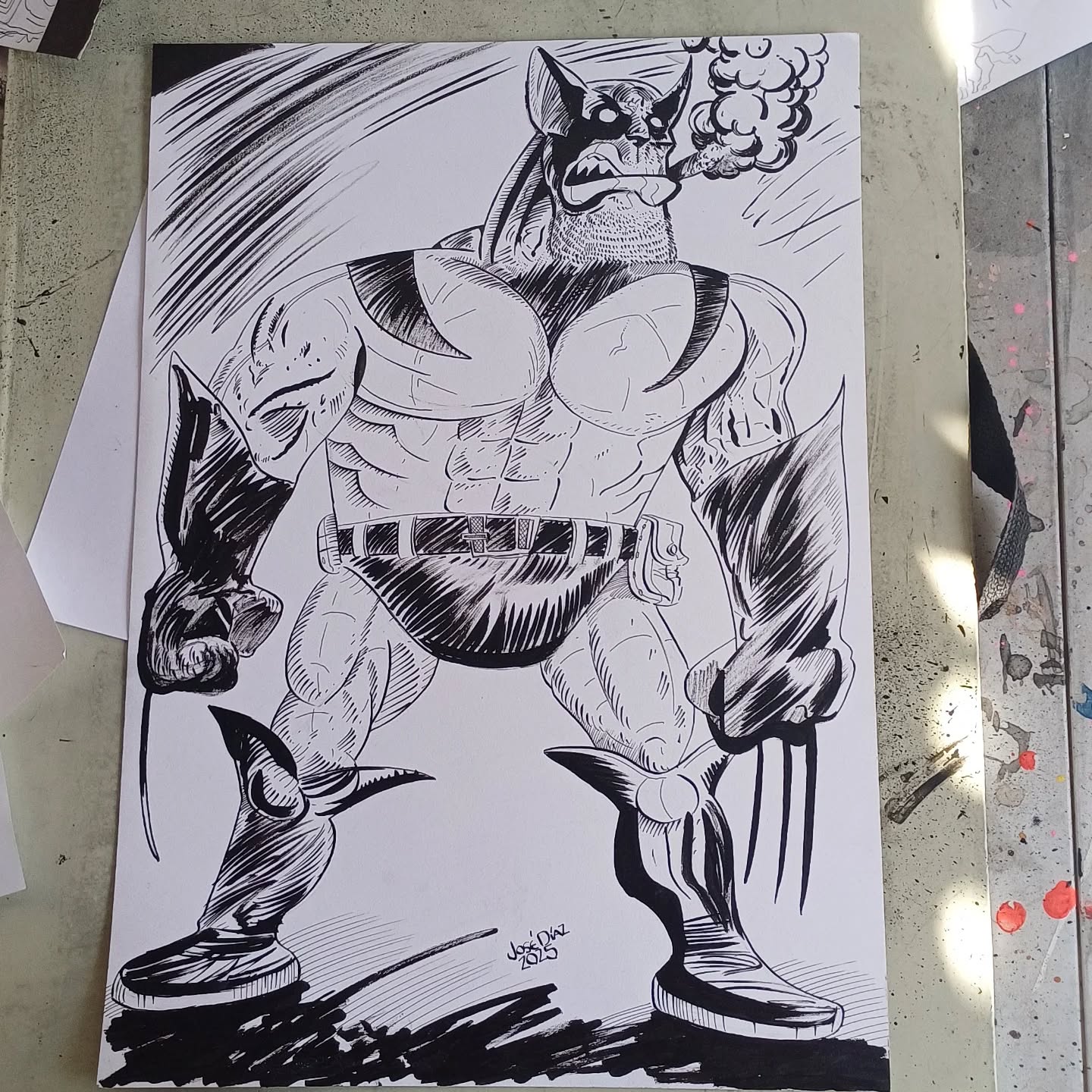 Final piece
#comics#originalart#live
inkedman.com